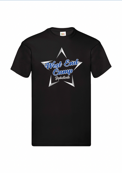 Teens West End Camp T-Shirt Black
